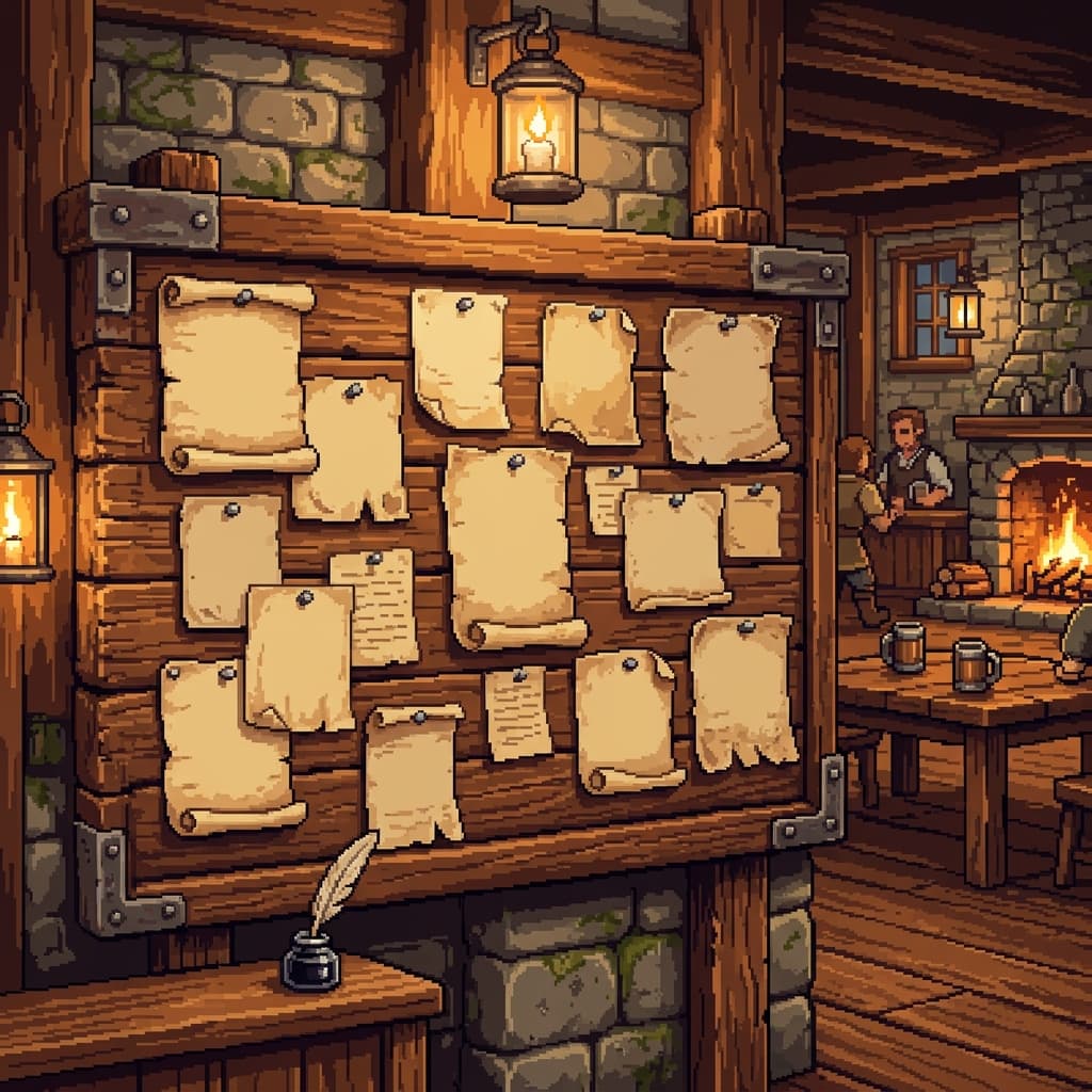 Quest board background