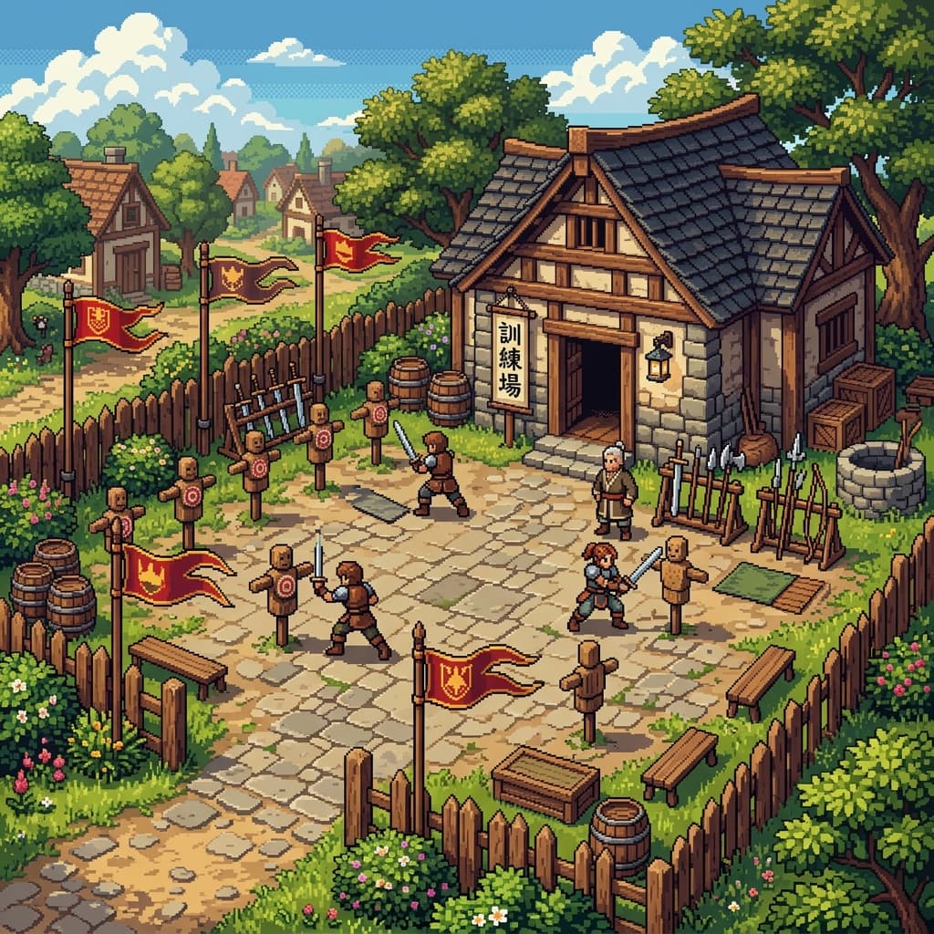 Training ground background